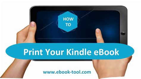 can you print kindle books