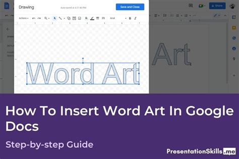 how to add word art in google docs and enhance your writing style with unique fonts